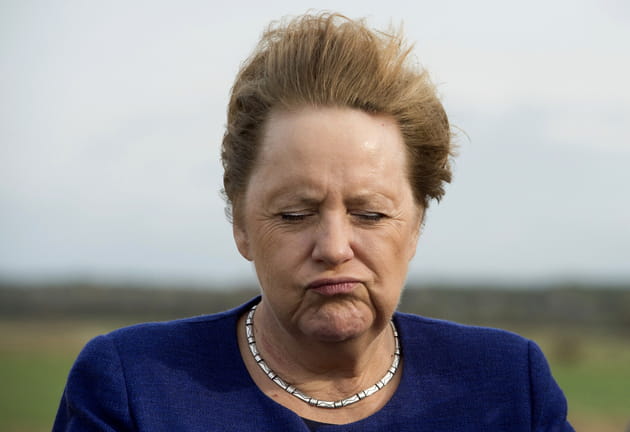 Angela Merkel sous le vent...