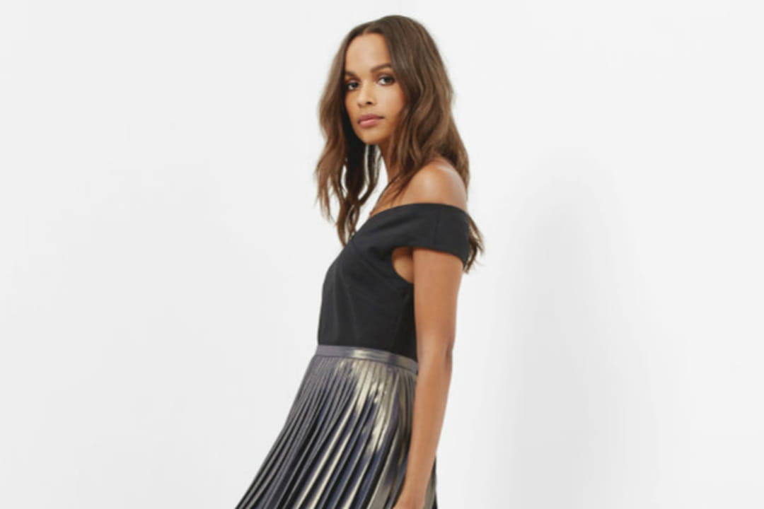 Jupe Crayon Ted Baker Femme Laine Tweed Multicolore Taille 8