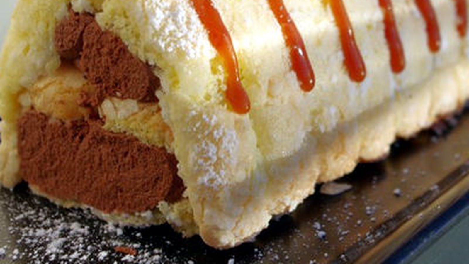 Charlotte pommes chocolat caramel au beurre salé