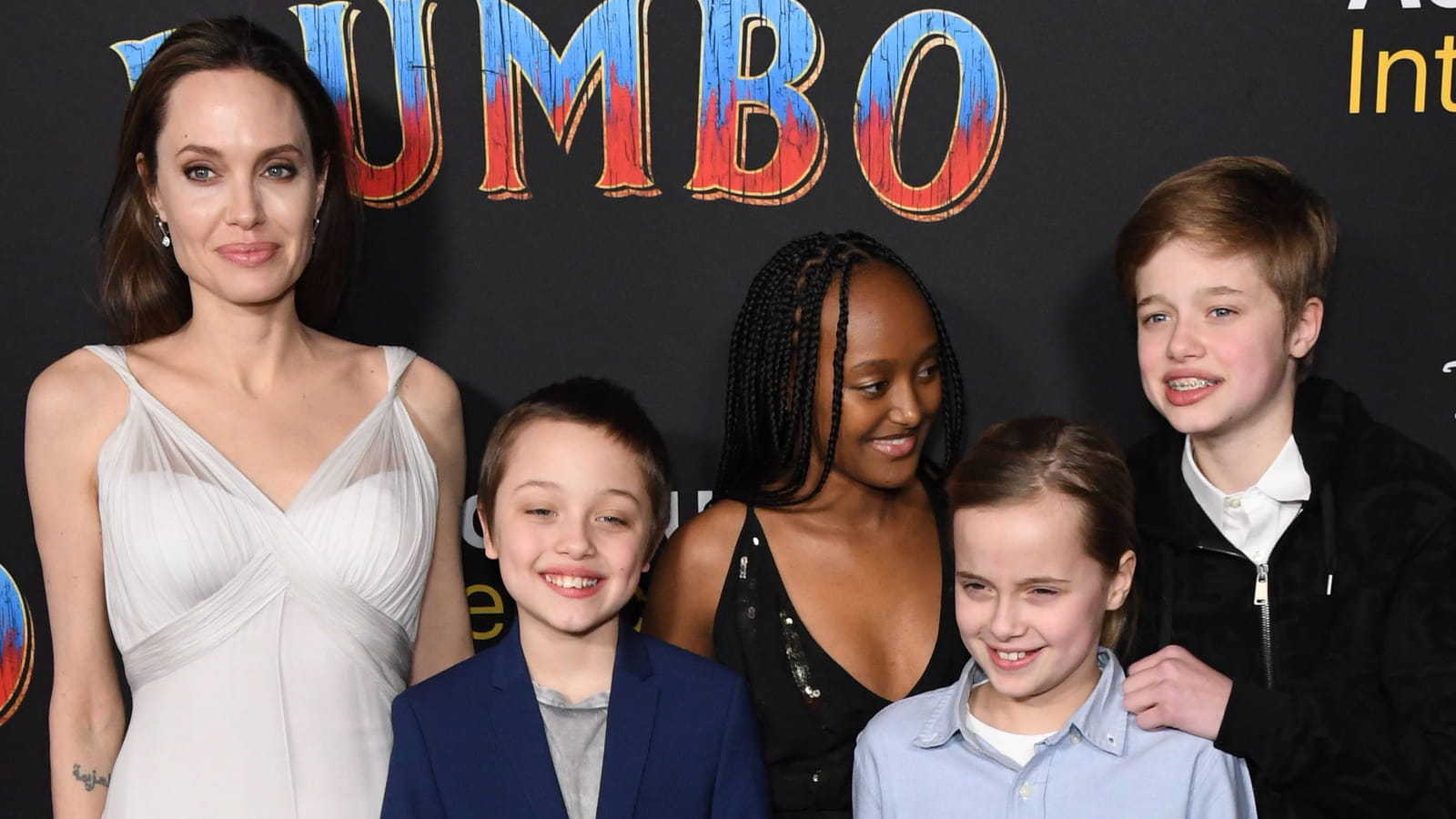 Angelina Jolie, Knox Leon, Zahara, Vivienne et Shiloh Jolie-Pitt