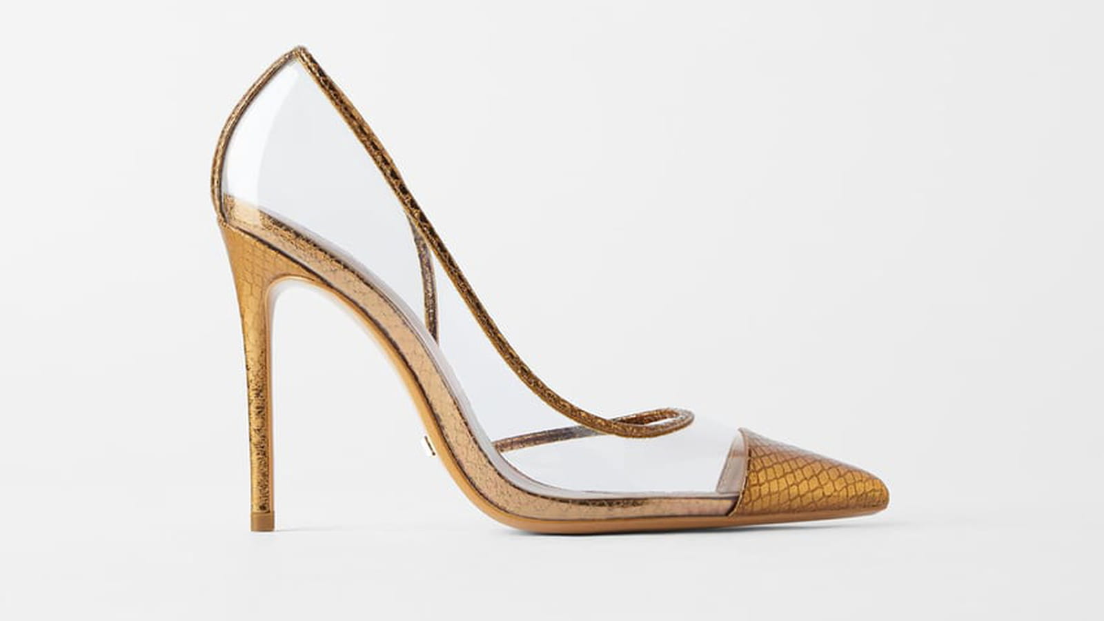 Chaussures à talons en vinyle