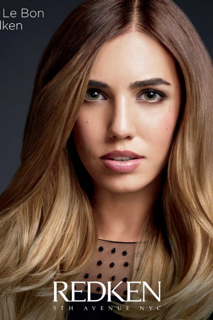 Amber Le Bon pose pour Redken