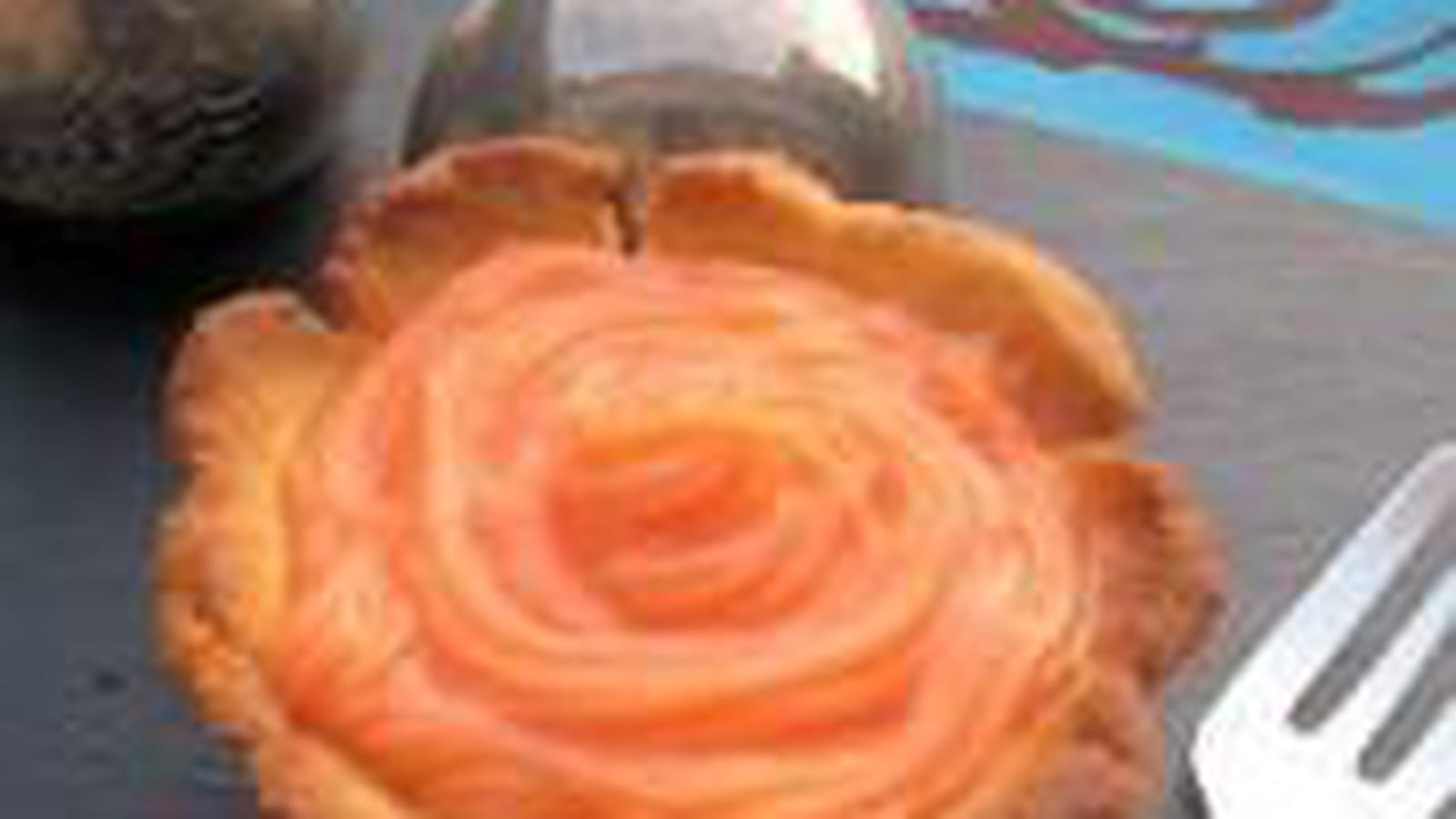 Tarte poire barbe à papa