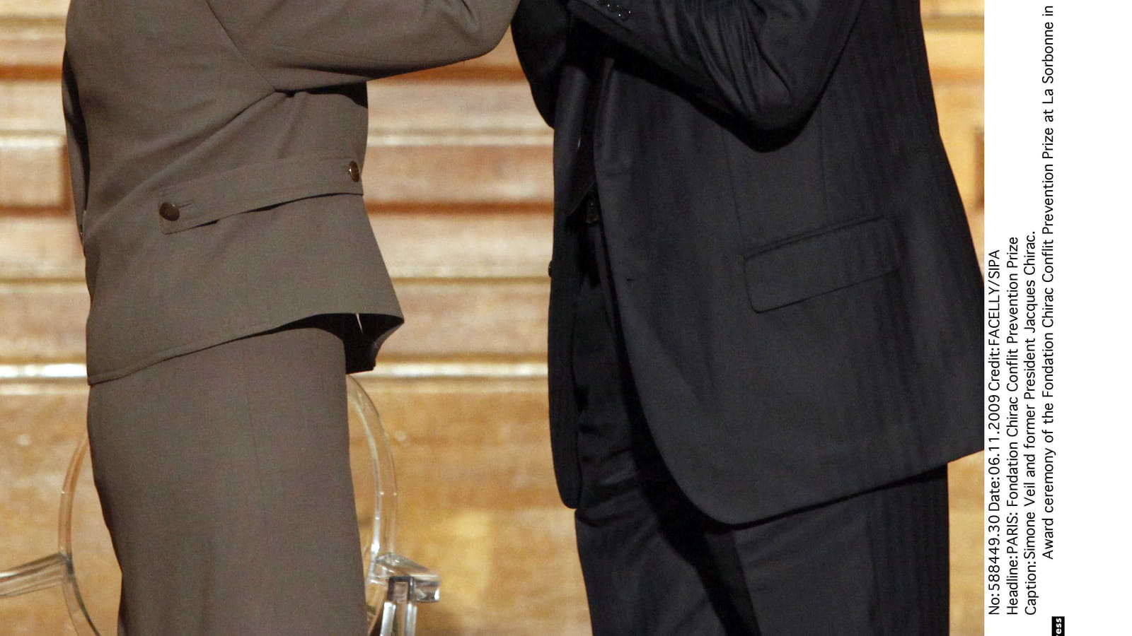 Jacques Chirac et simone Veil