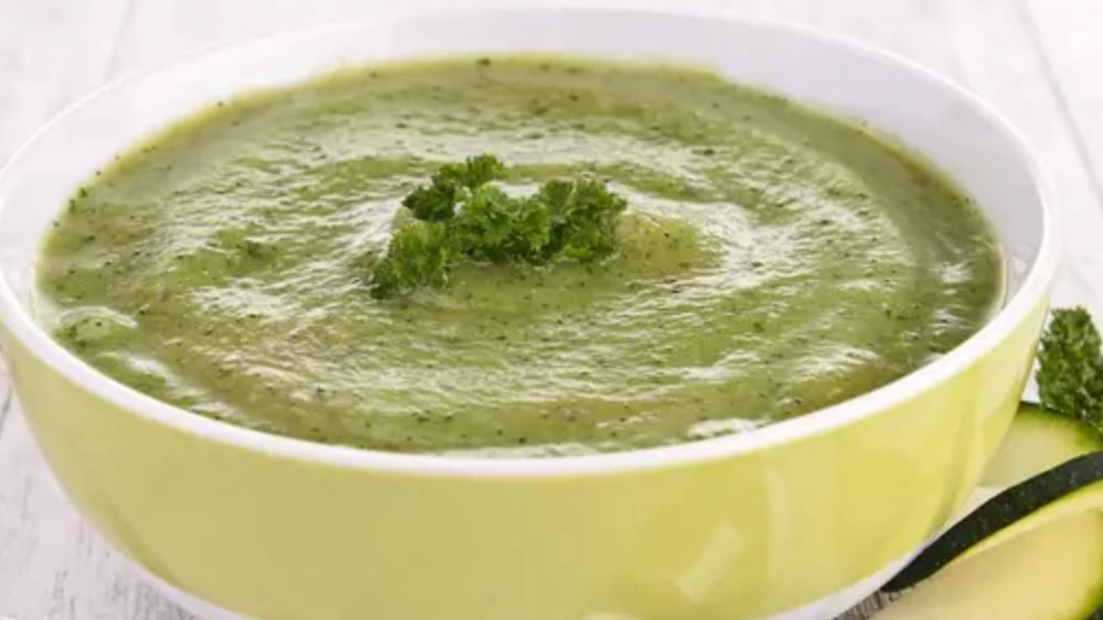 Potage aux courgettes