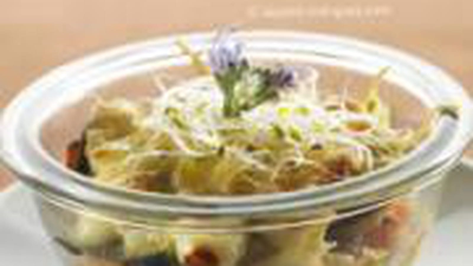 Lasagnes de courgettes au surimi