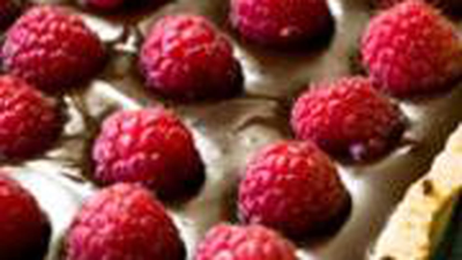 Tarte choco framboise
