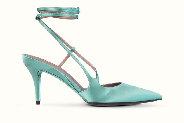 Escarpins en satin de Fenty
