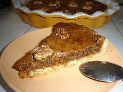 Tarte aux noix et miel