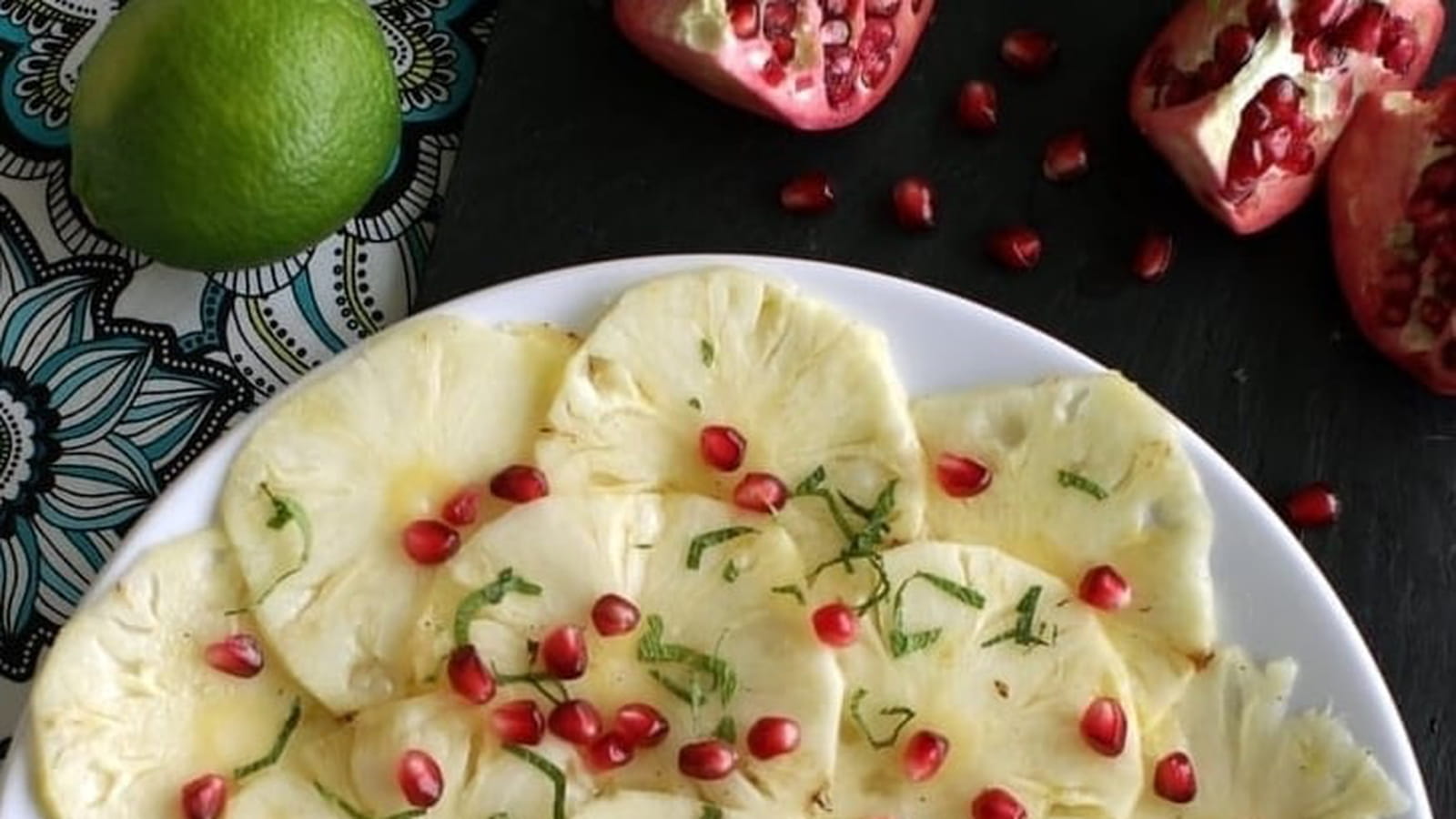 Carpaccio d'ananas