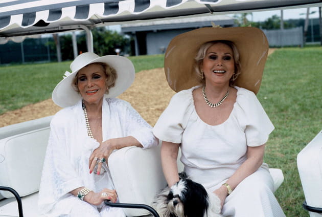 En 1984&nbsp;avec sa m&egrave;re Julie Gabor