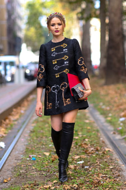 Street looks fashion week Milan&nbsp;: &agrave; la cl&eacute;