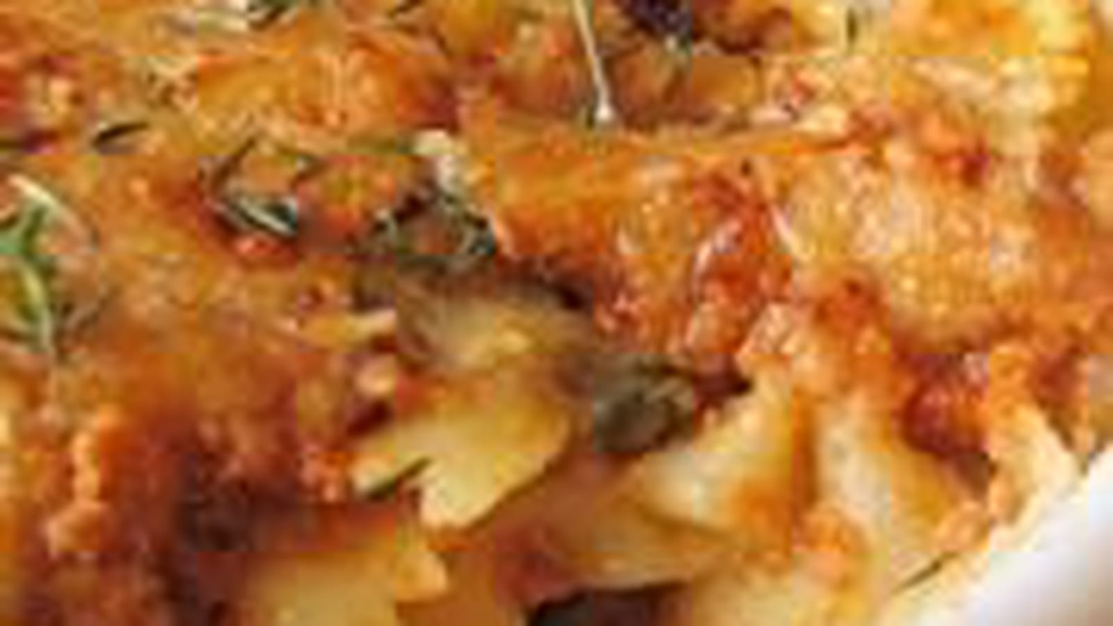 Gratin de pâtes bolognaise à l'agneau et au chèvre