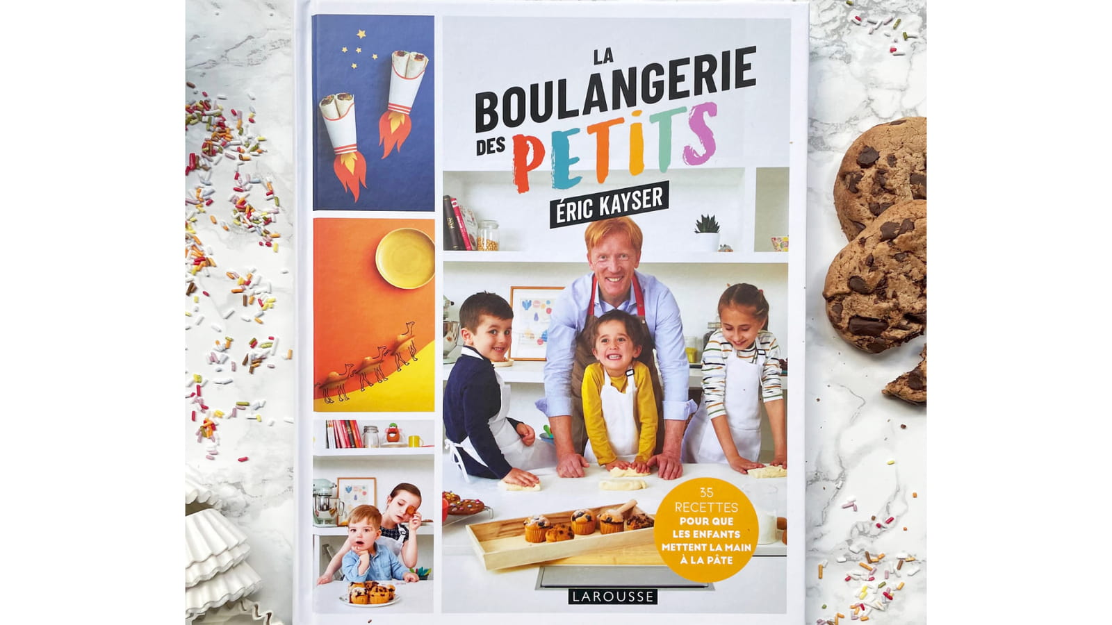 Le livre de recettes "La boulangerie des petits" d'Éric Kayser