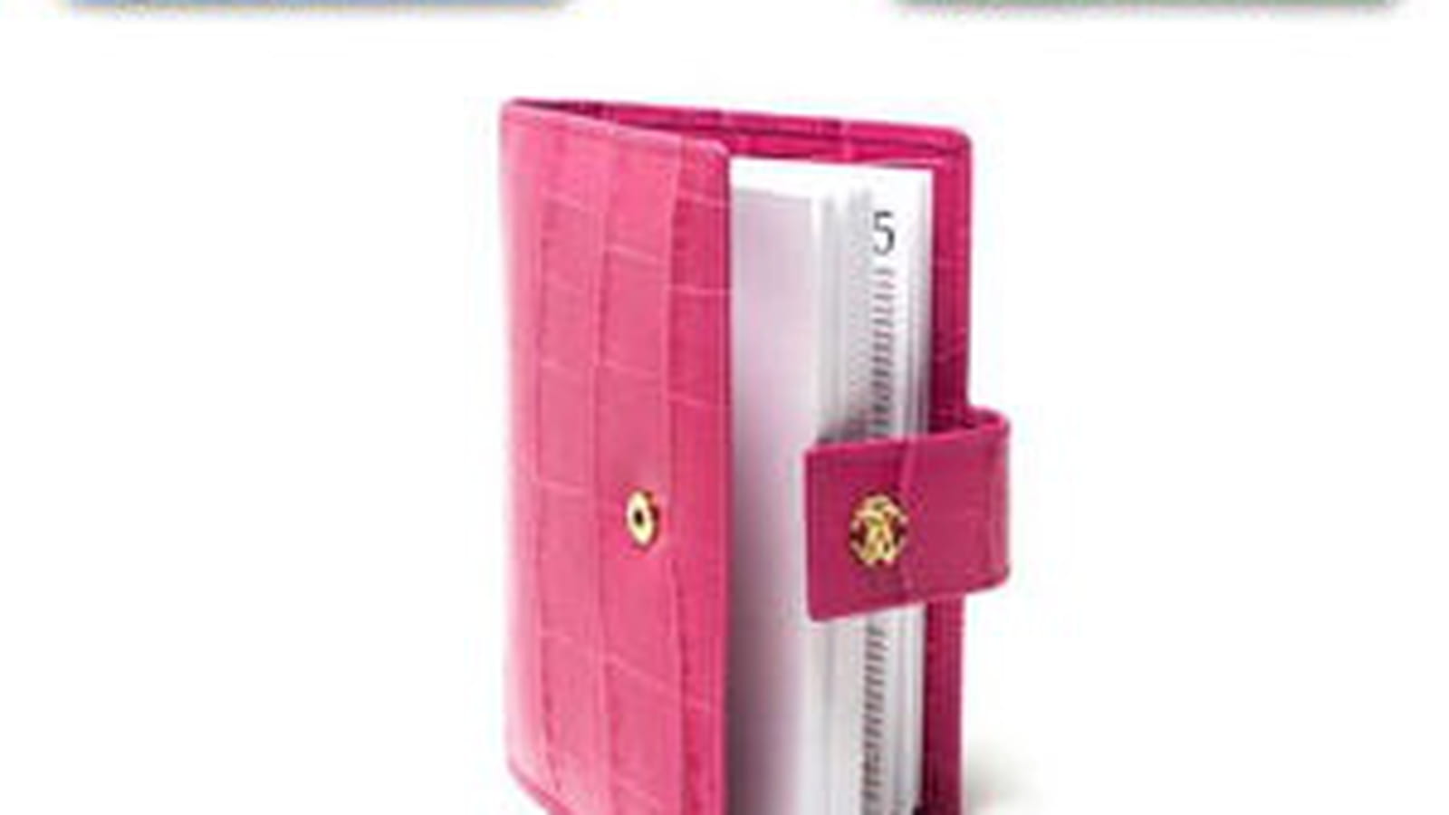 Agenda en cuir façon crocodile de Roberto Cavalli