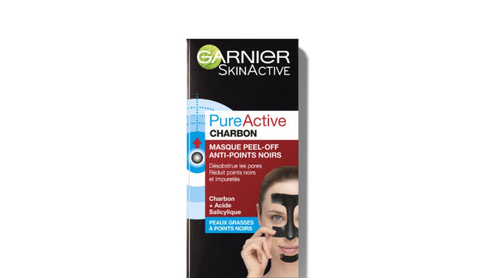 Pure Active Masque Peel-Off Charbon Garnier 