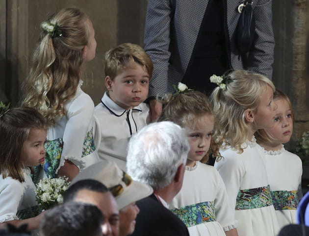 Quand Prince George faisait le clown au mariage de Princesse Eug&eacute;nie...