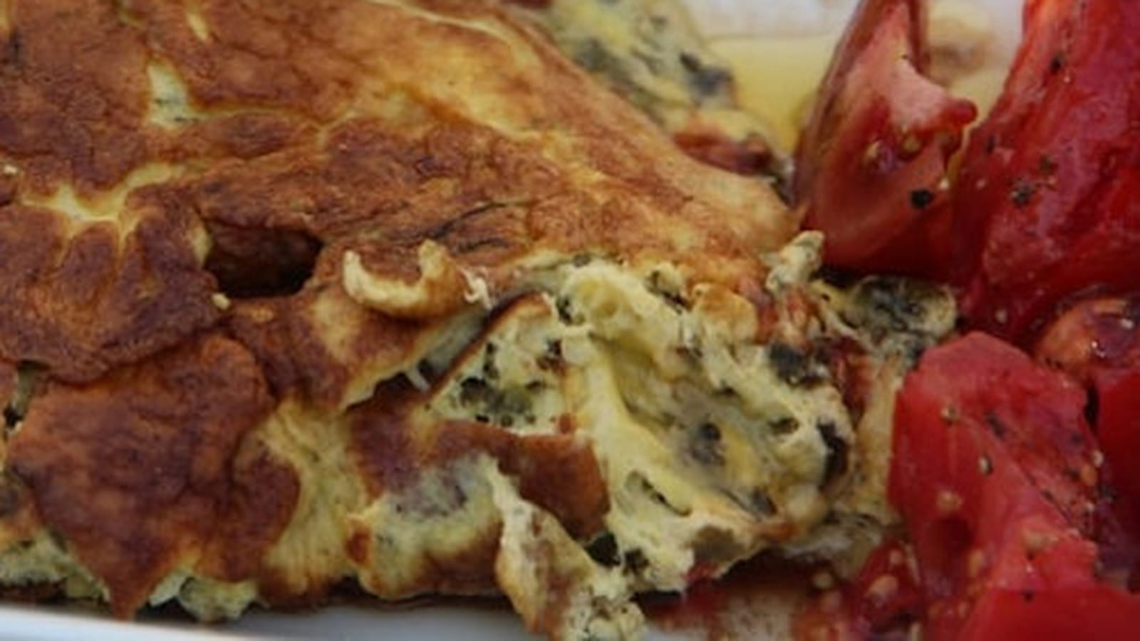 Omelette à l'oseille