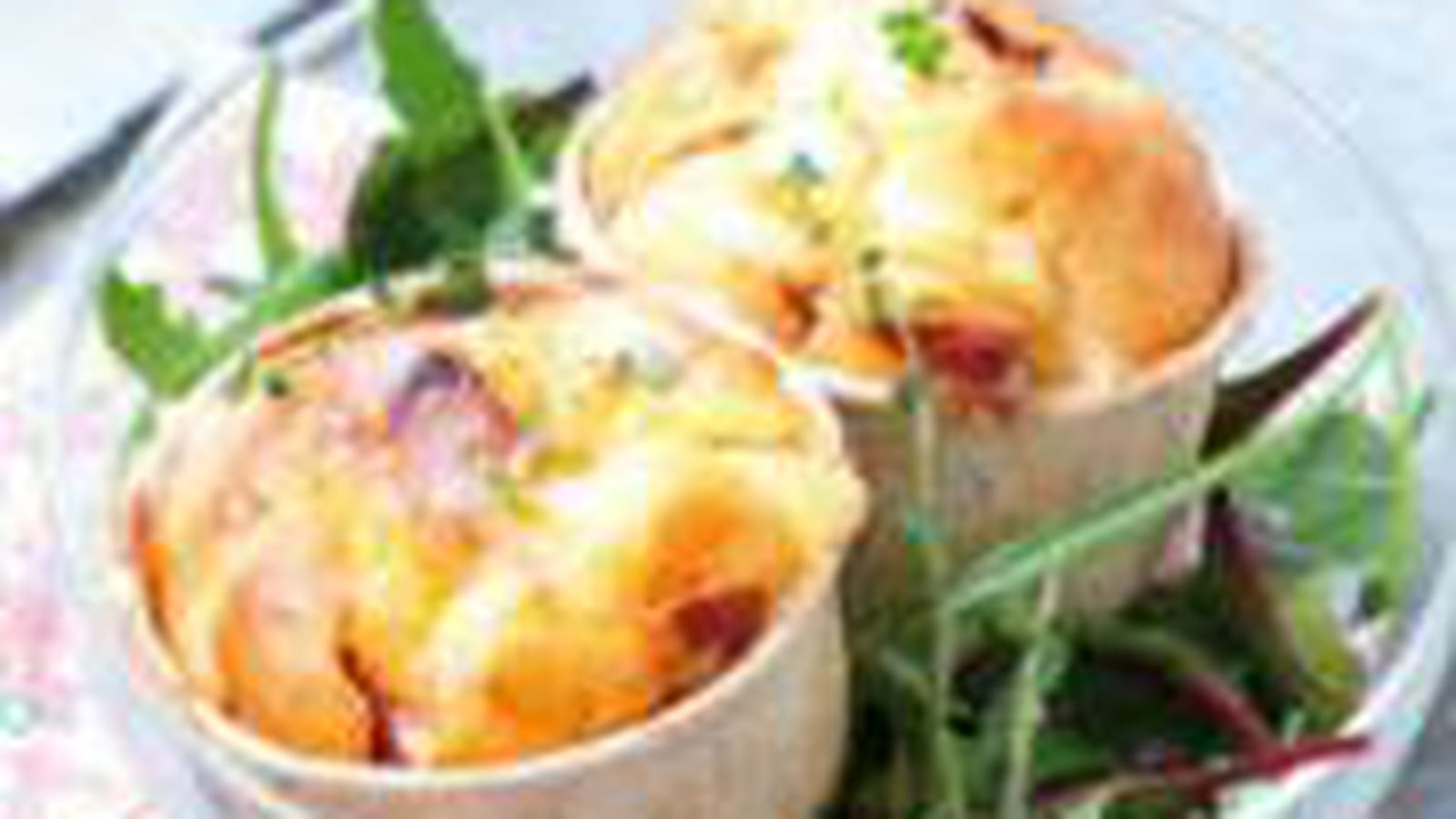Muffins moelleux au chorizo et à l'Emmentaler