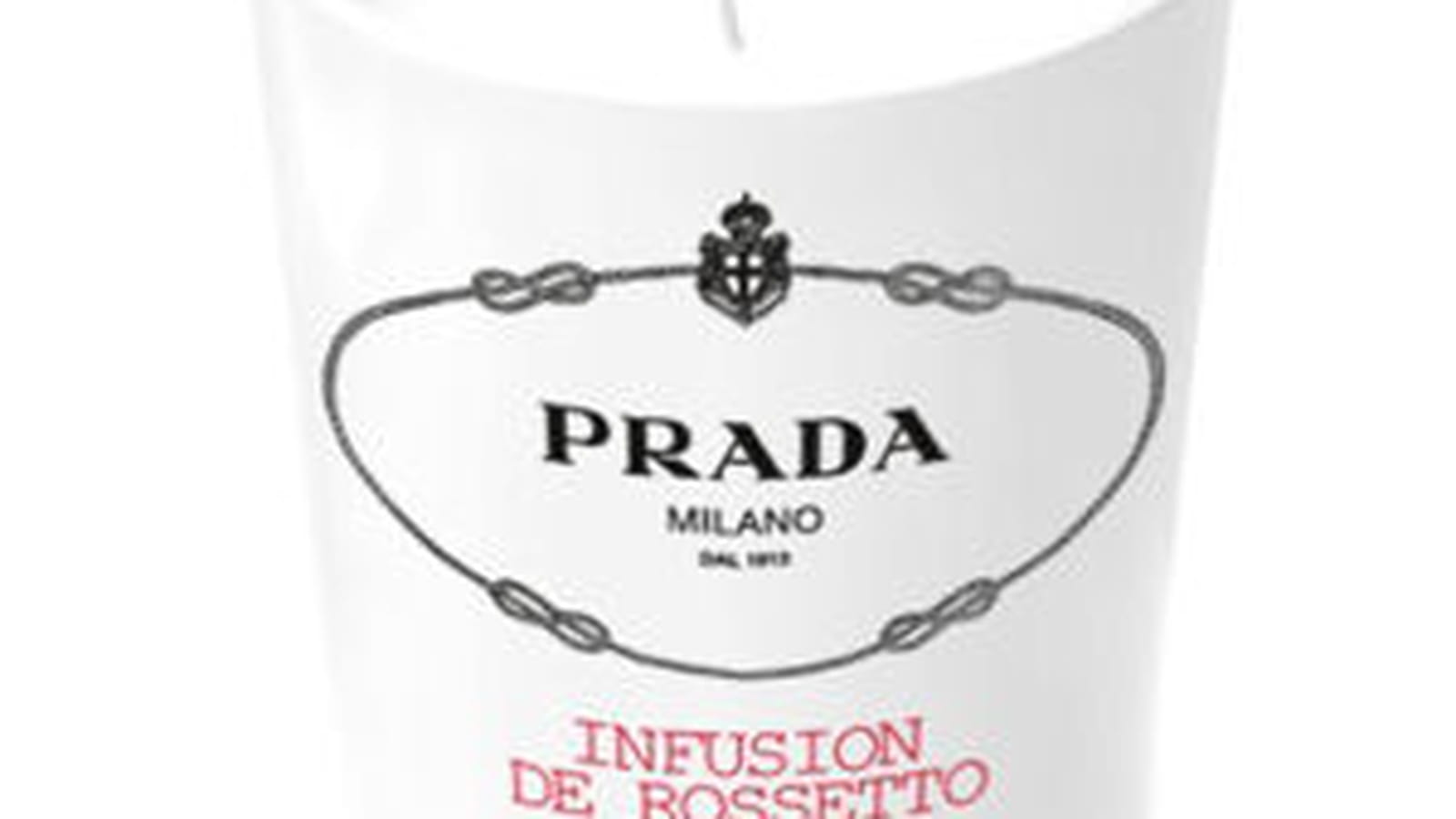 Bougie "Infusion de Rossetto" de Prada