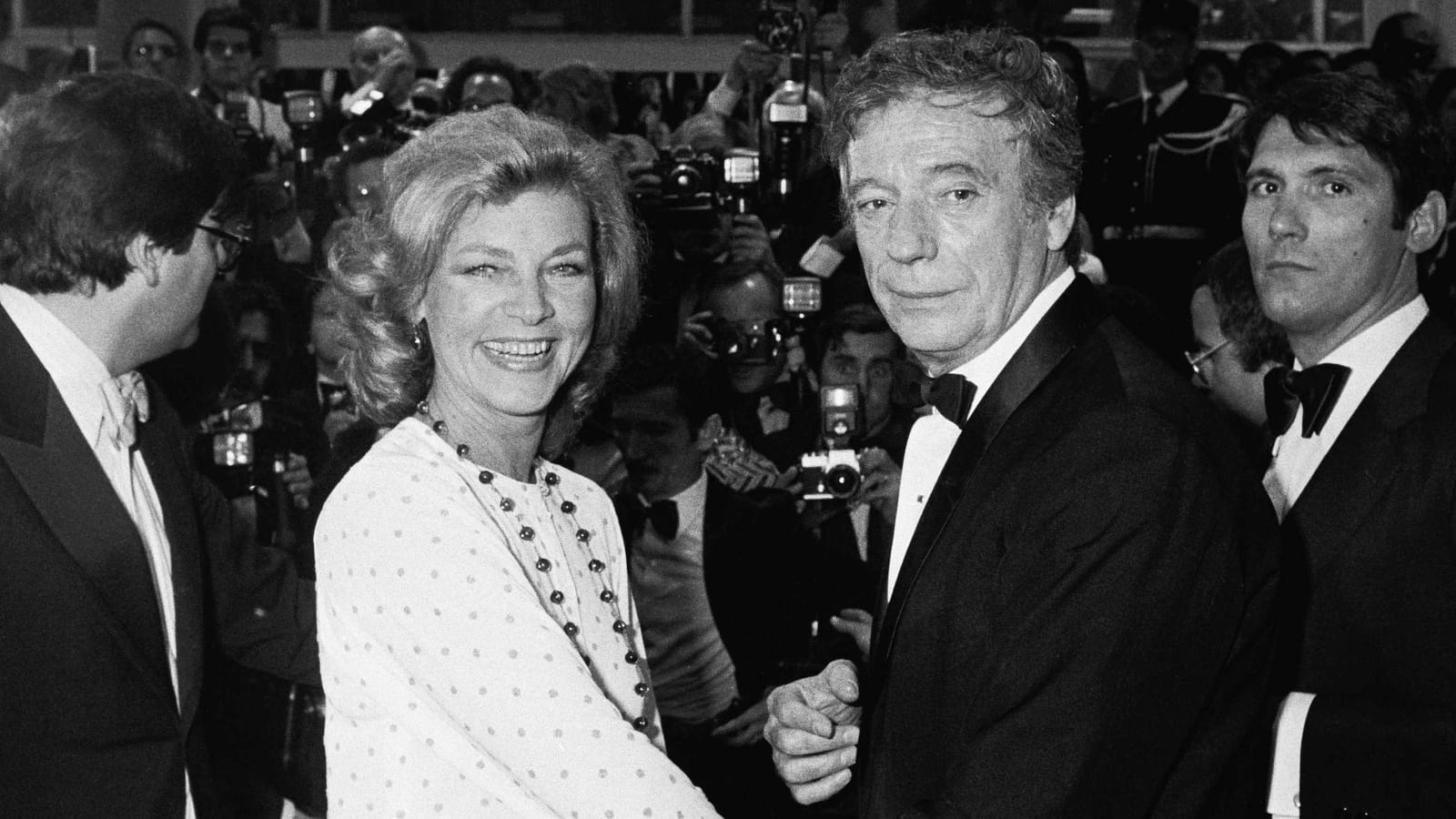 Yves Montant et Lauren Bacall