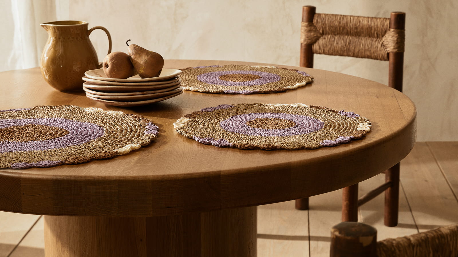 Sets de table crochetés 