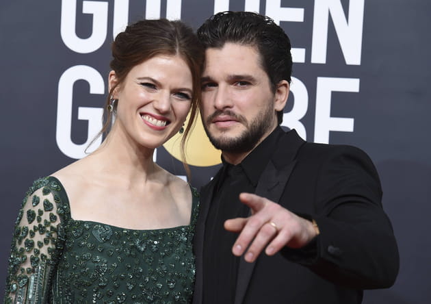 Rose Leslie et Kit Harington prennent la pose
