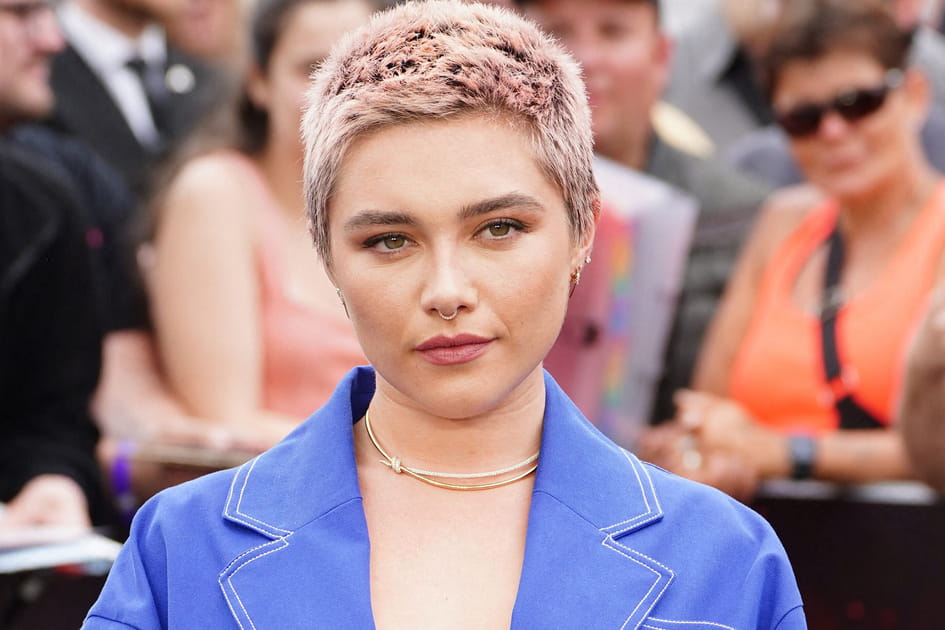 La coupe gar&ccedil;onne rose de Florence Pugh