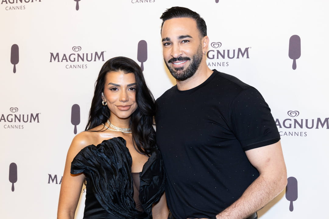 Adil Rami et sa chérie Louana à Cannes, duo tout en noir