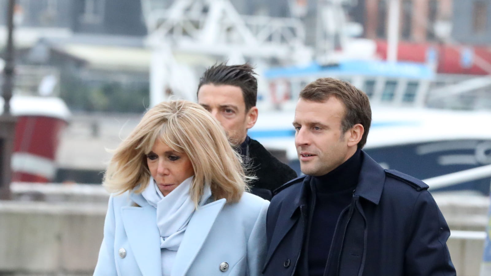 Brigitte et Emmanuel Macron 