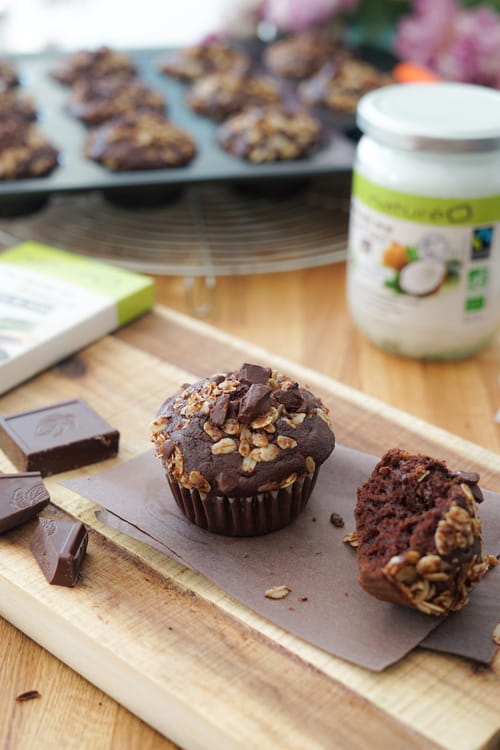 Muffins chocolat-coco