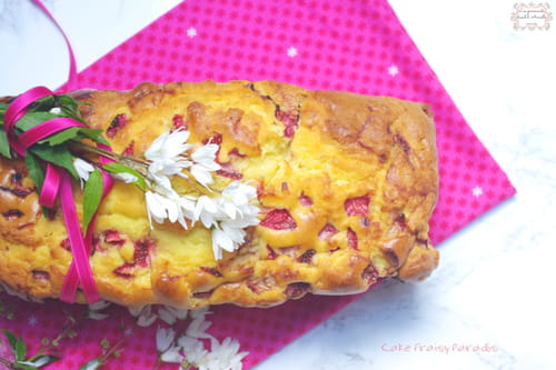Cake mascarpone et fraises Cake Fraisy paradis