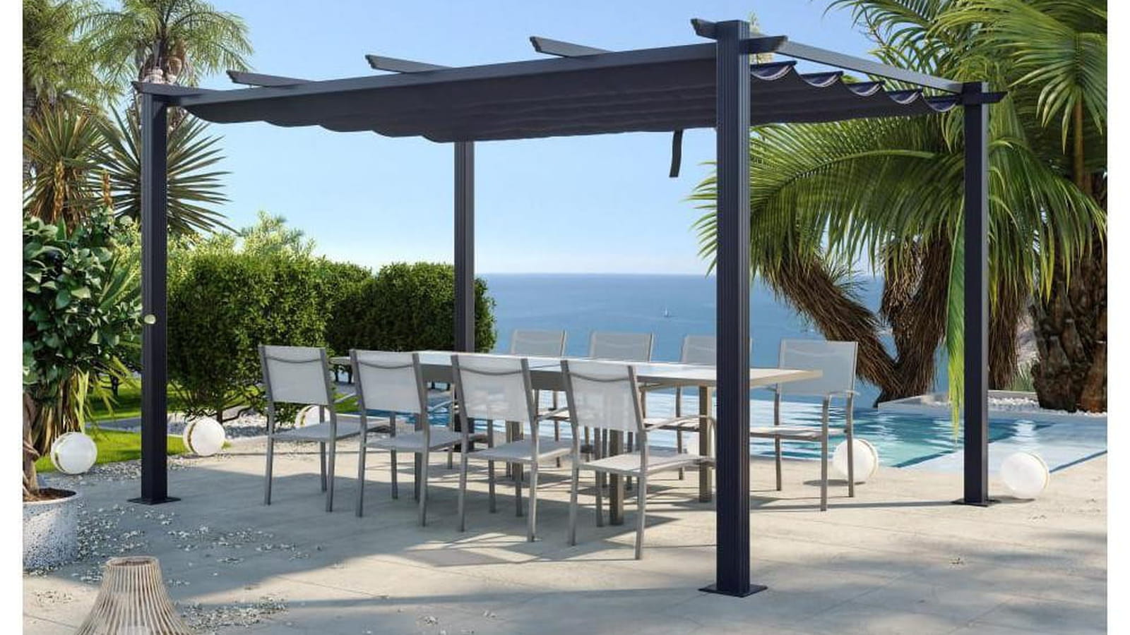 Tonnelle de jardin moderne  
