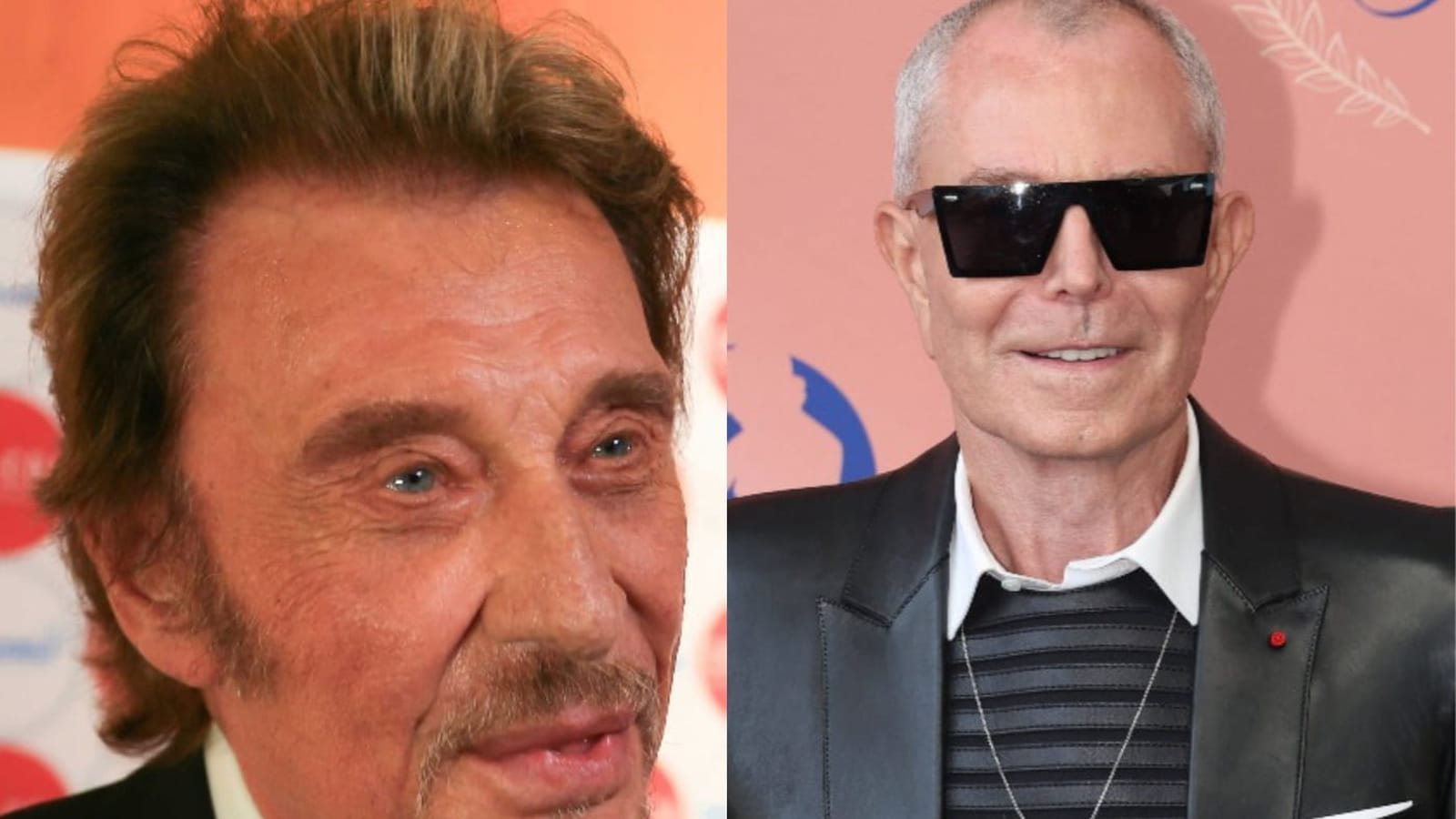 Johnny Hallyday et Jean-Claude Jitrois