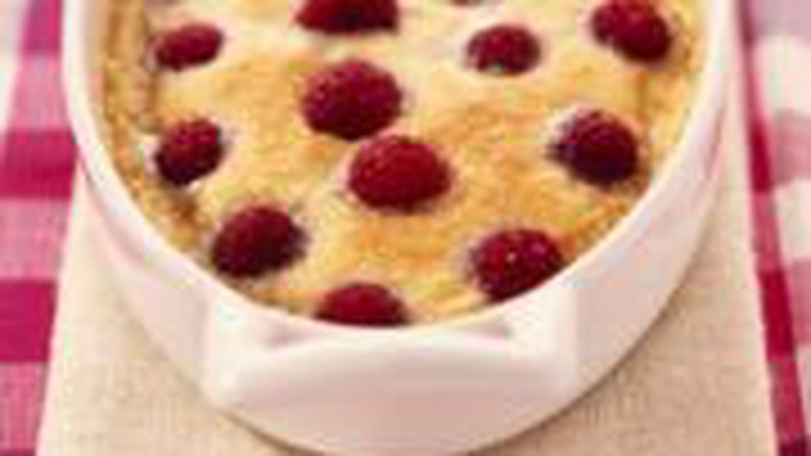 Clafoutis aux framboises