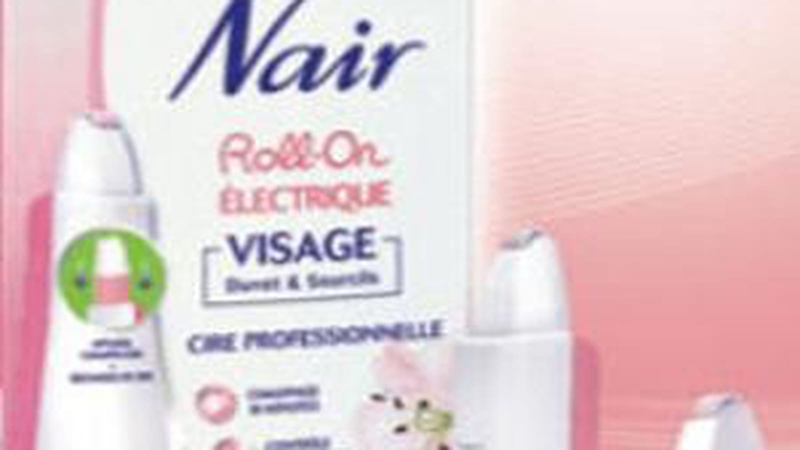 Roll on électrique visage de Nair