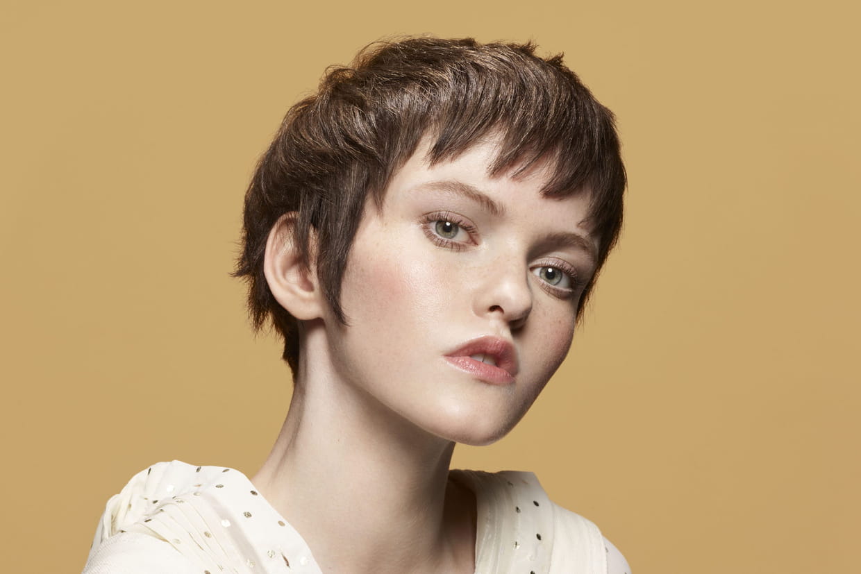 Coupe courte effet décoiffé