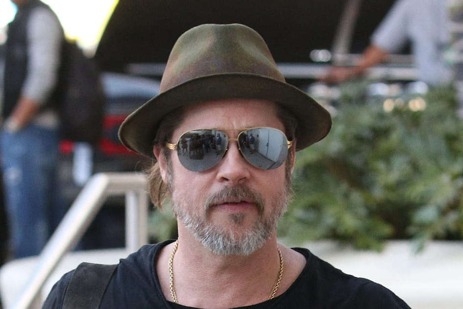 Brad Pitt avec une barbe