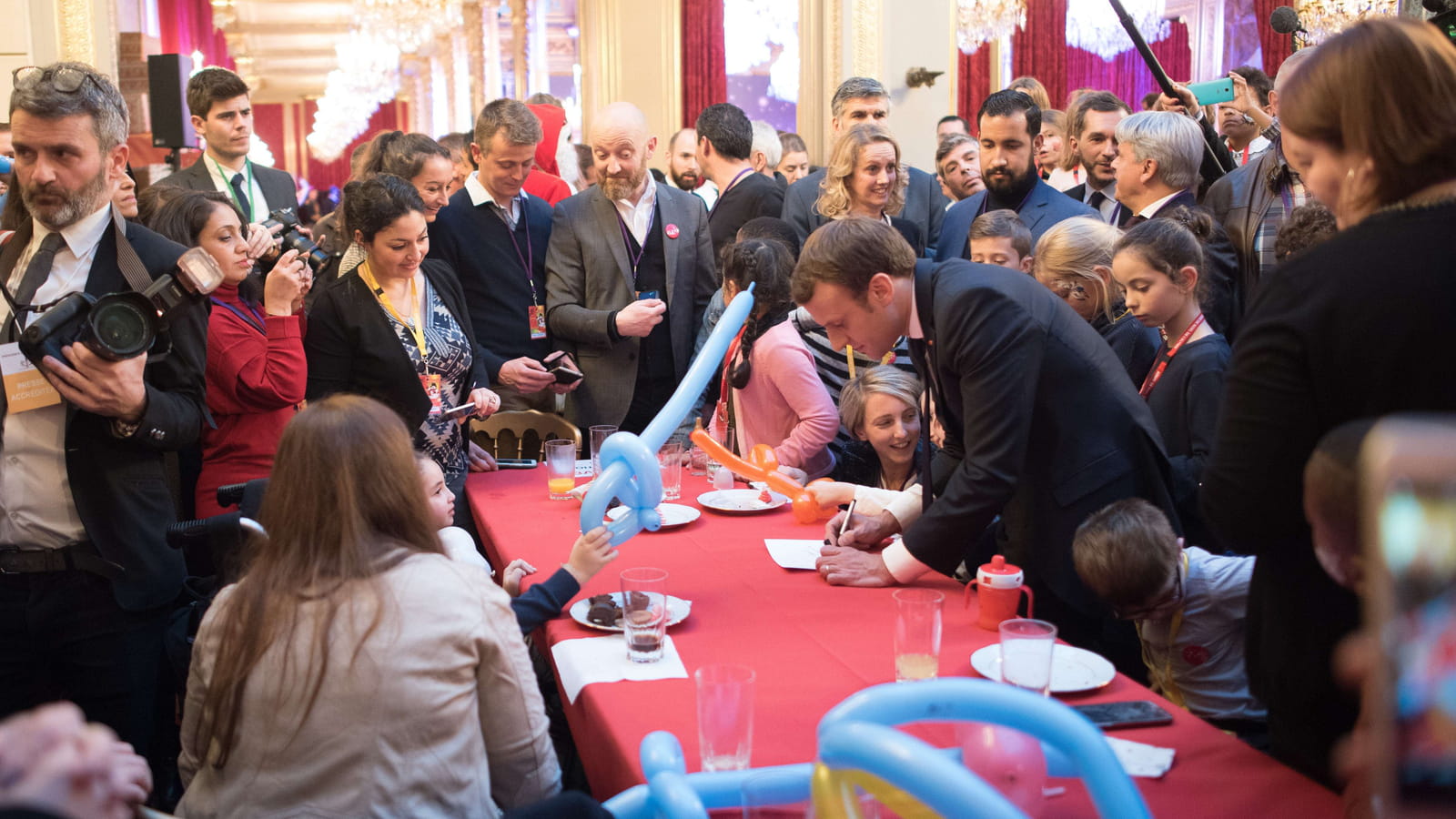 Emmanuel Macron et Brigitte Macron : Noël à l'Élysée