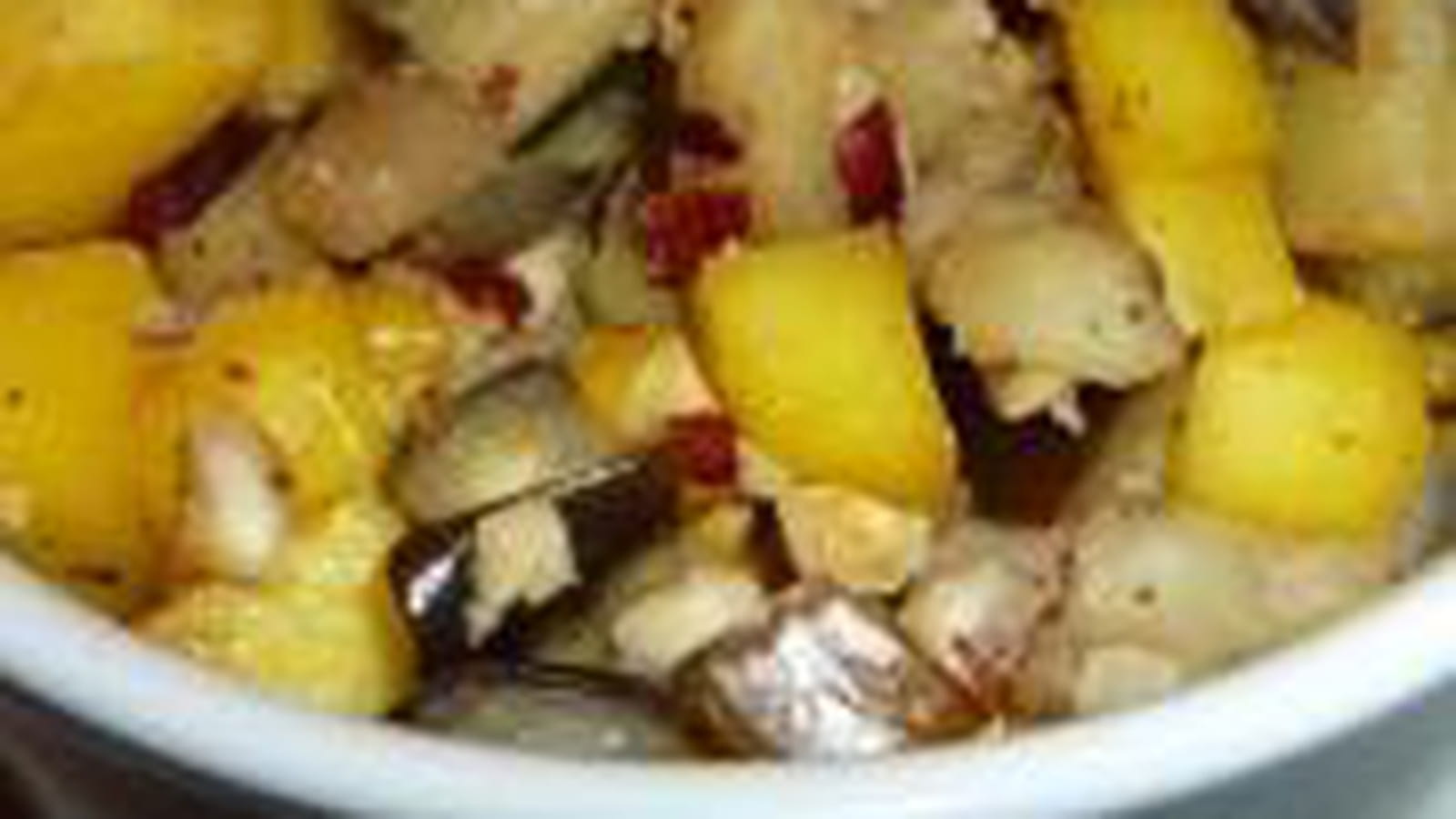 Wok mangues et aubergines