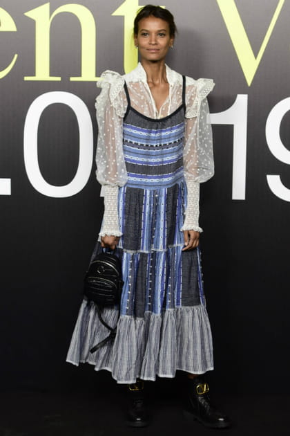 Liya Kebede au d&eacute;fil&eacute; Moncler