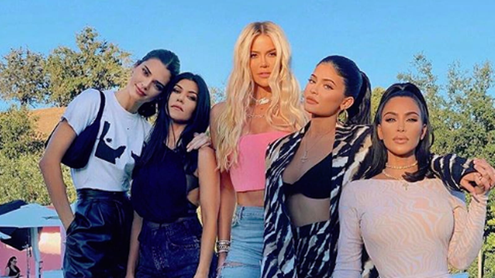 Kendall Jenner, Kourtney Kardashian, Khloé Kardashian, Kylie Jenner et Kim Kardashian