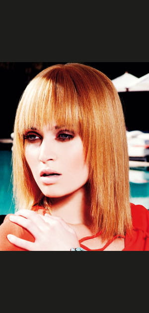 Coloration 2013&nbsp;: cheveux roux aux reflets blonds