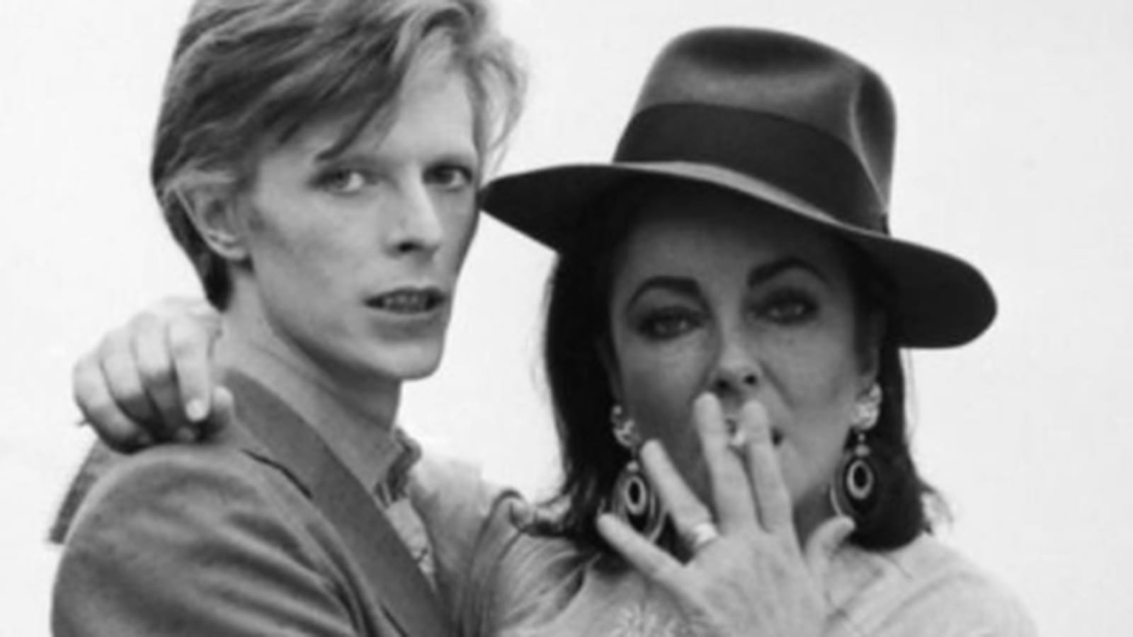 David Bowie et Elizabeth Taylor