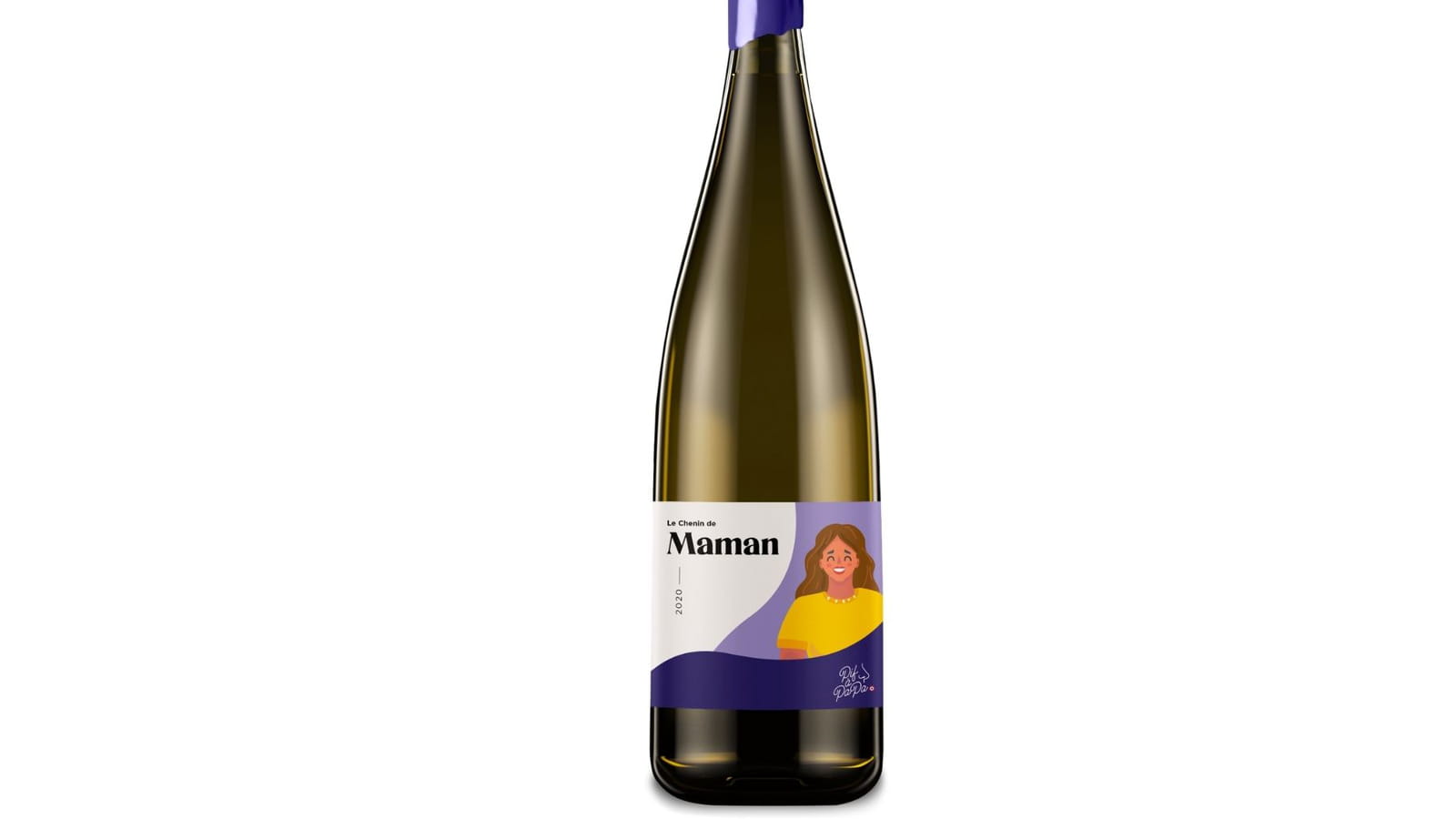 La bouteille de vin "Le chenin de Maman" de Pif à Papa