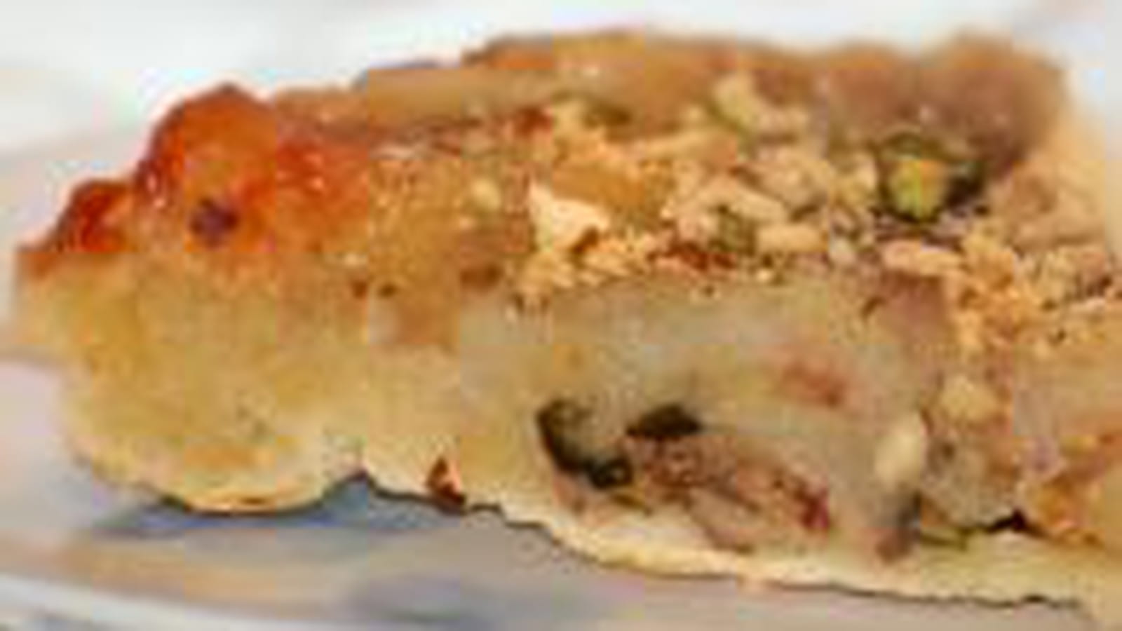 Tarte renversée aux pommes et aux fruits secs