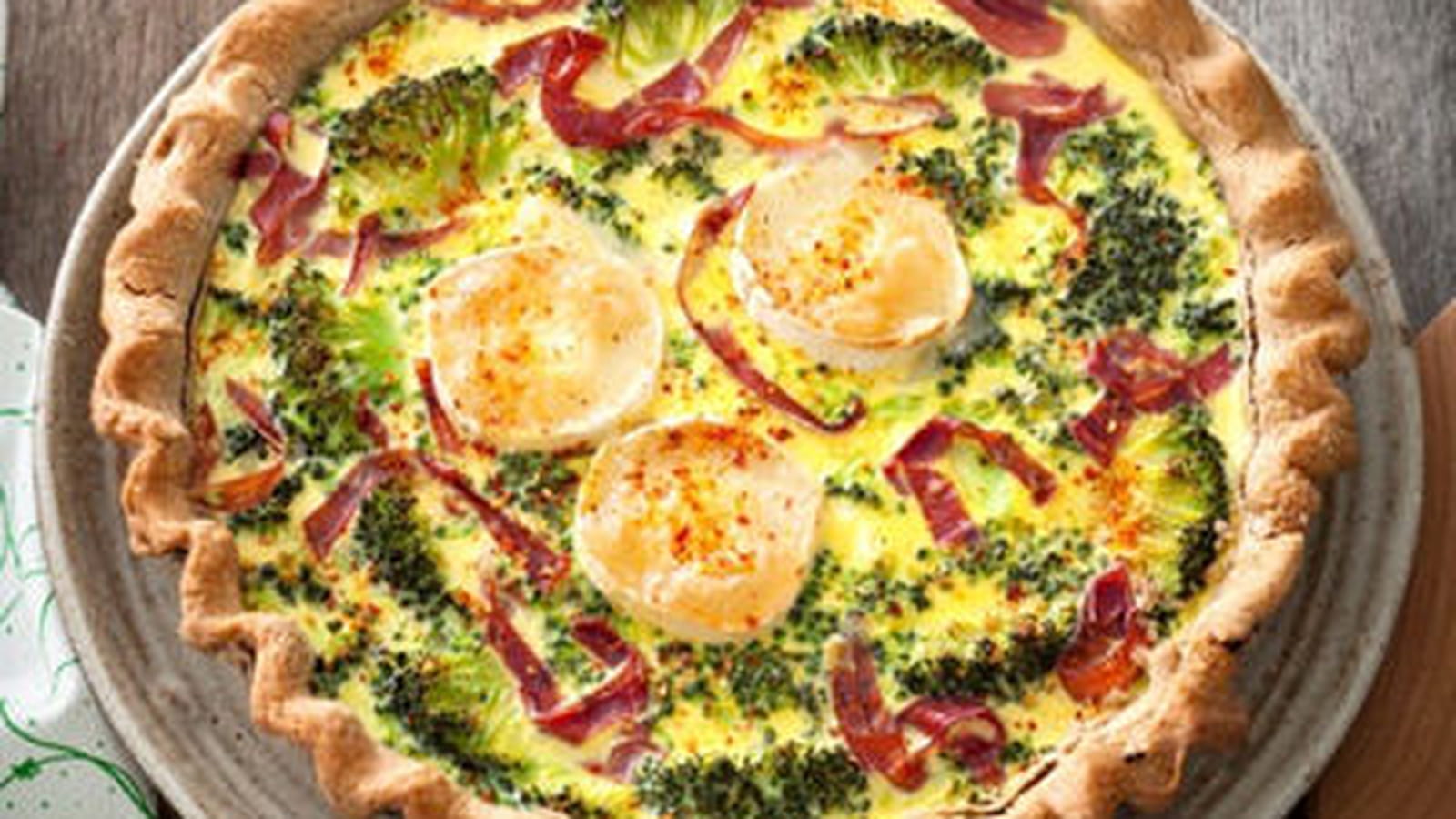 Tarte fromage frais-brocoli  