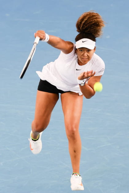 La joueuse de tennis Naomi Osaka à Melbourne en 2021