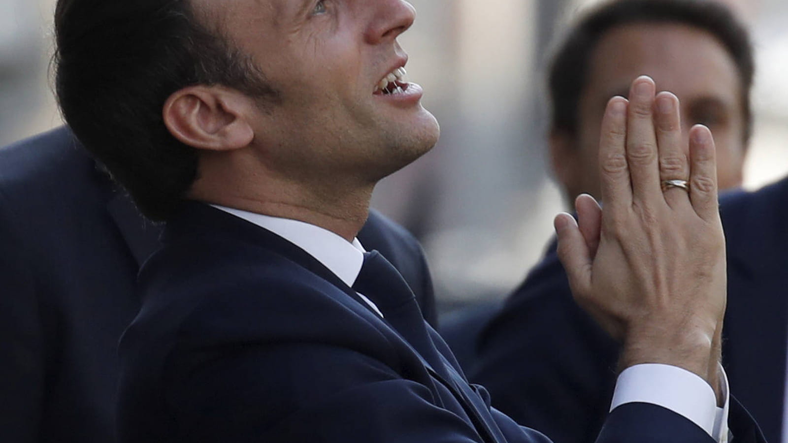 Emmanuel Macron, le 7 avril