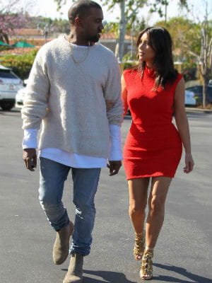 kanye west et kim kardashian 